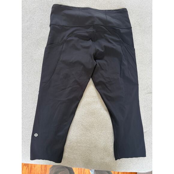 Lululemon x Peloton High Rise Black Leggings Womens Size 12 - Picture 3 of 5